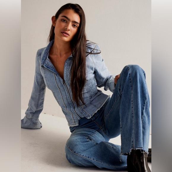 Free people Denim Shirt - Picture 1 of 11